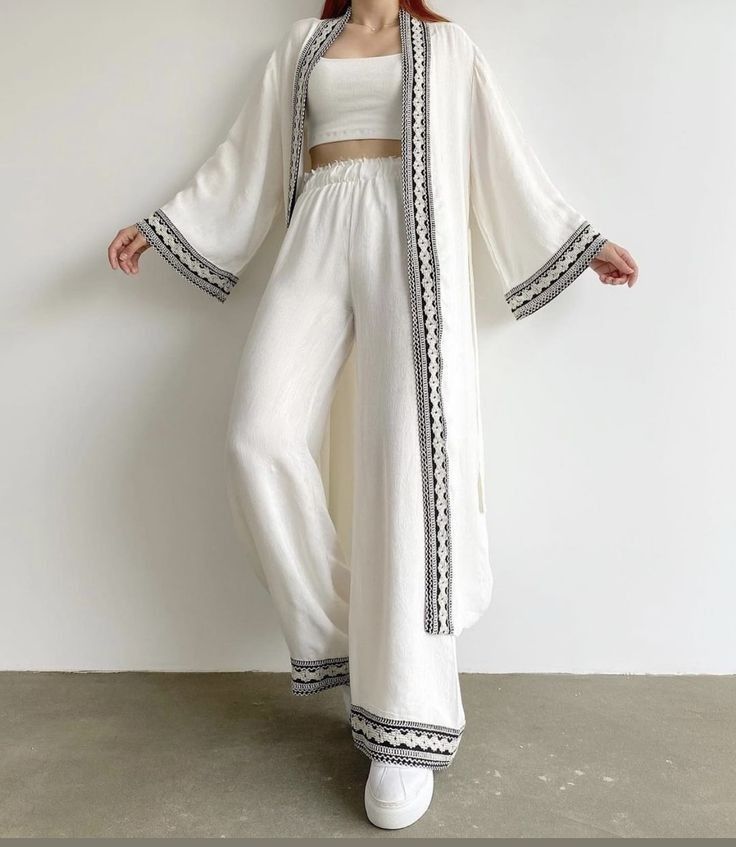 Bohemian White Three-Piece Set