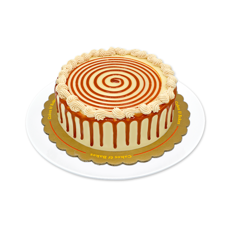 Caramel Salted Mousse Cake