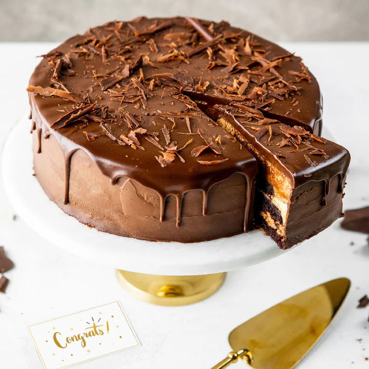 Triple-Layer Chocolate Cake