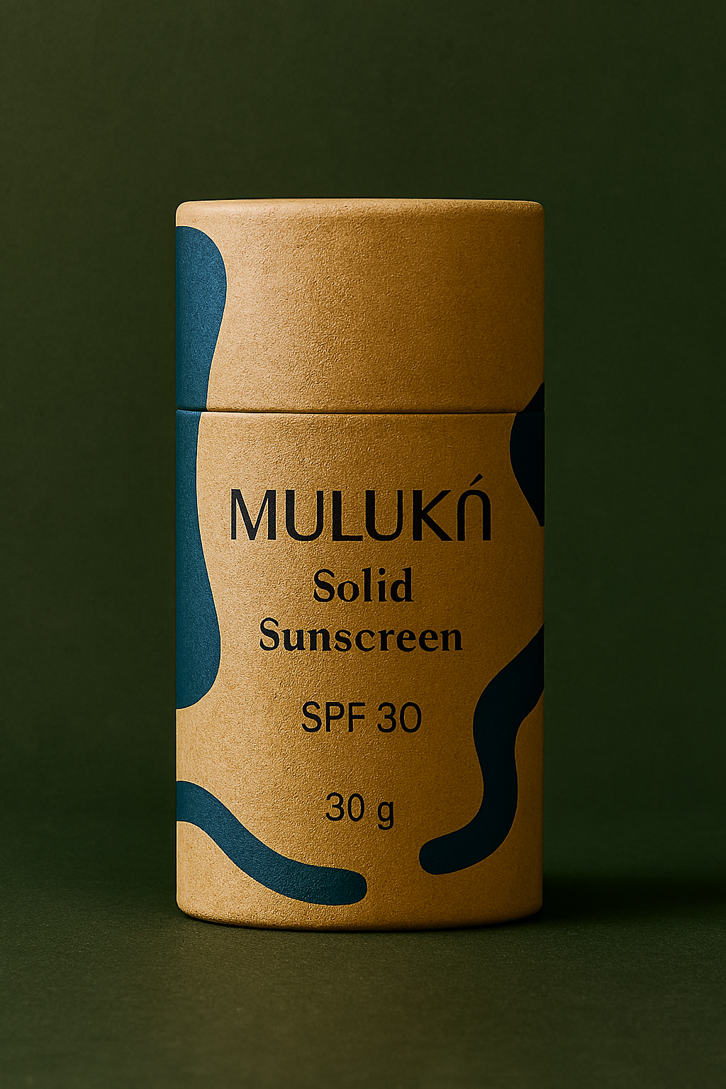 Bloqueador solar sólido 30 FPS · MULUKÀ · Cara y cuello · Mineral NO NANO