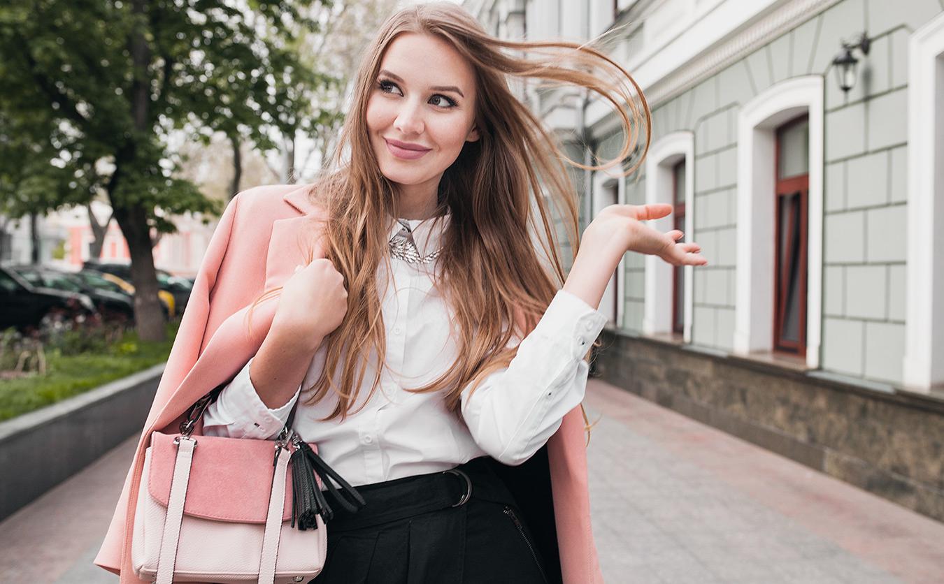 Elegant Pink Handbag