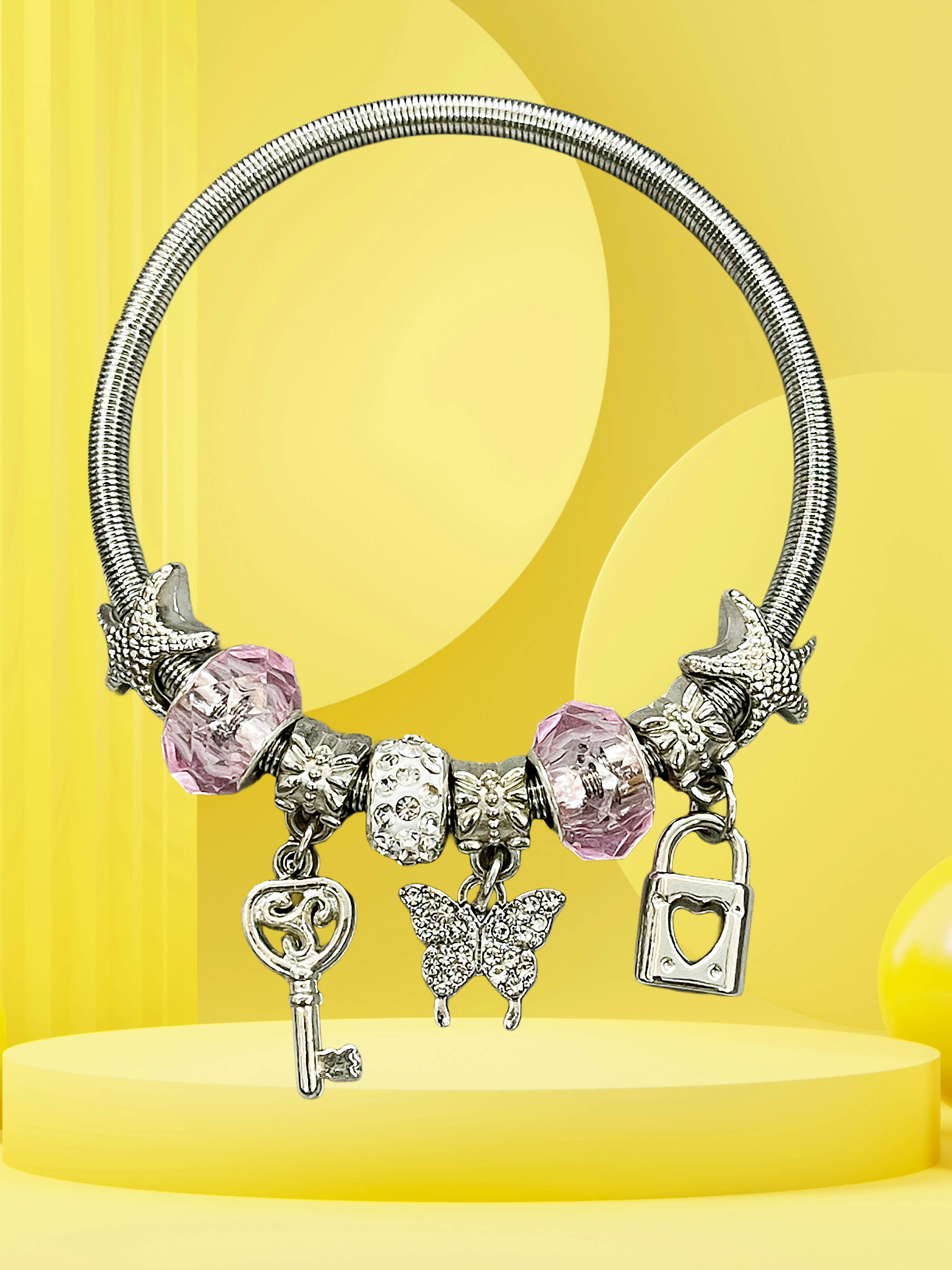 Classic Style Girl Constellation Crown Rhinestones Copper Zinc Alloy Bangle