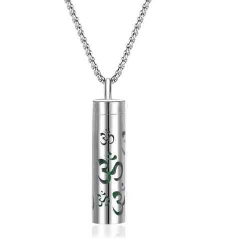 New Hip Hop Fashion Stainless Steel Perfume Pendant