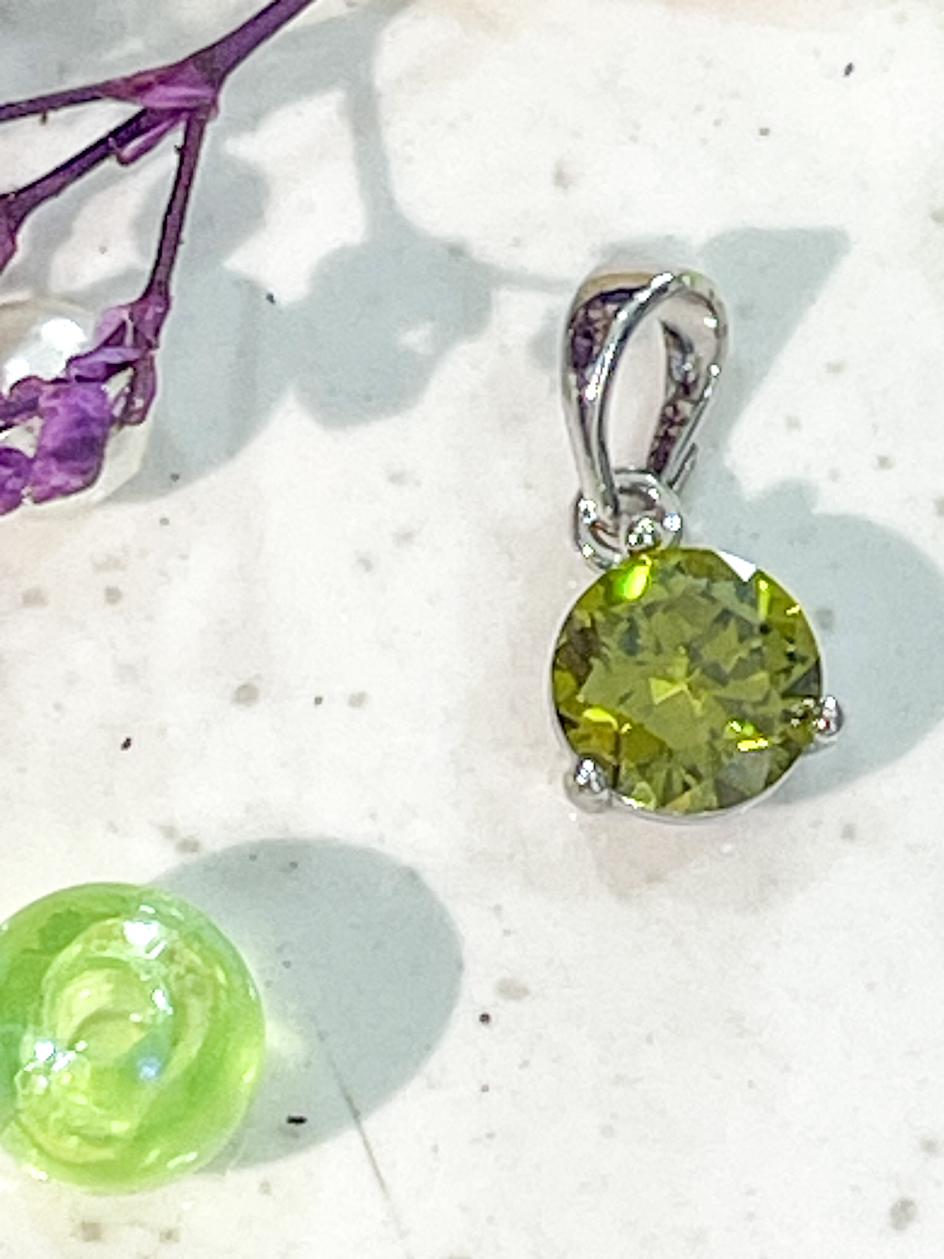 Green Gemstone Pendant