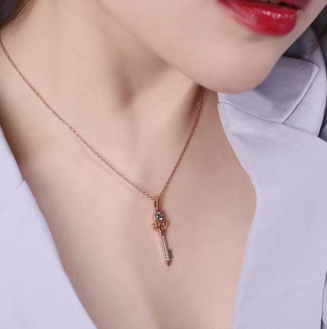 Alexandrite Jewelry Crown Key Pendant