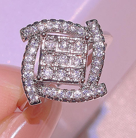 Minimalist Daily Shine New Geometric Shape Zircon Jewelry Set 