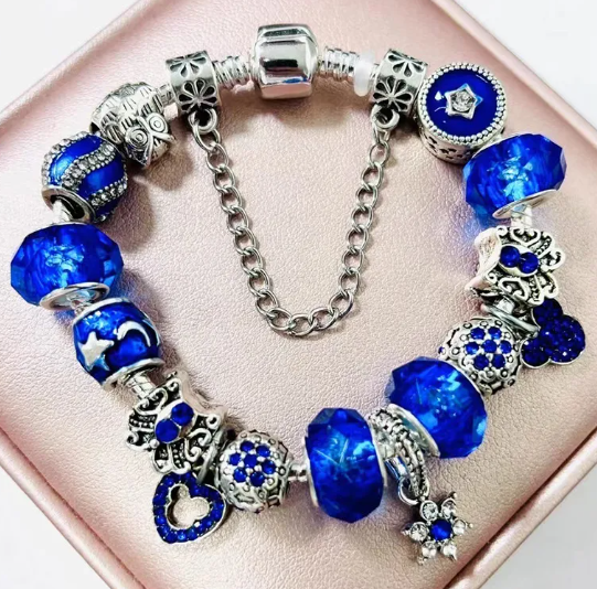 Classic Style Girl Constellation Crown Rhinestones Copper Zinc Alloy Bracelet