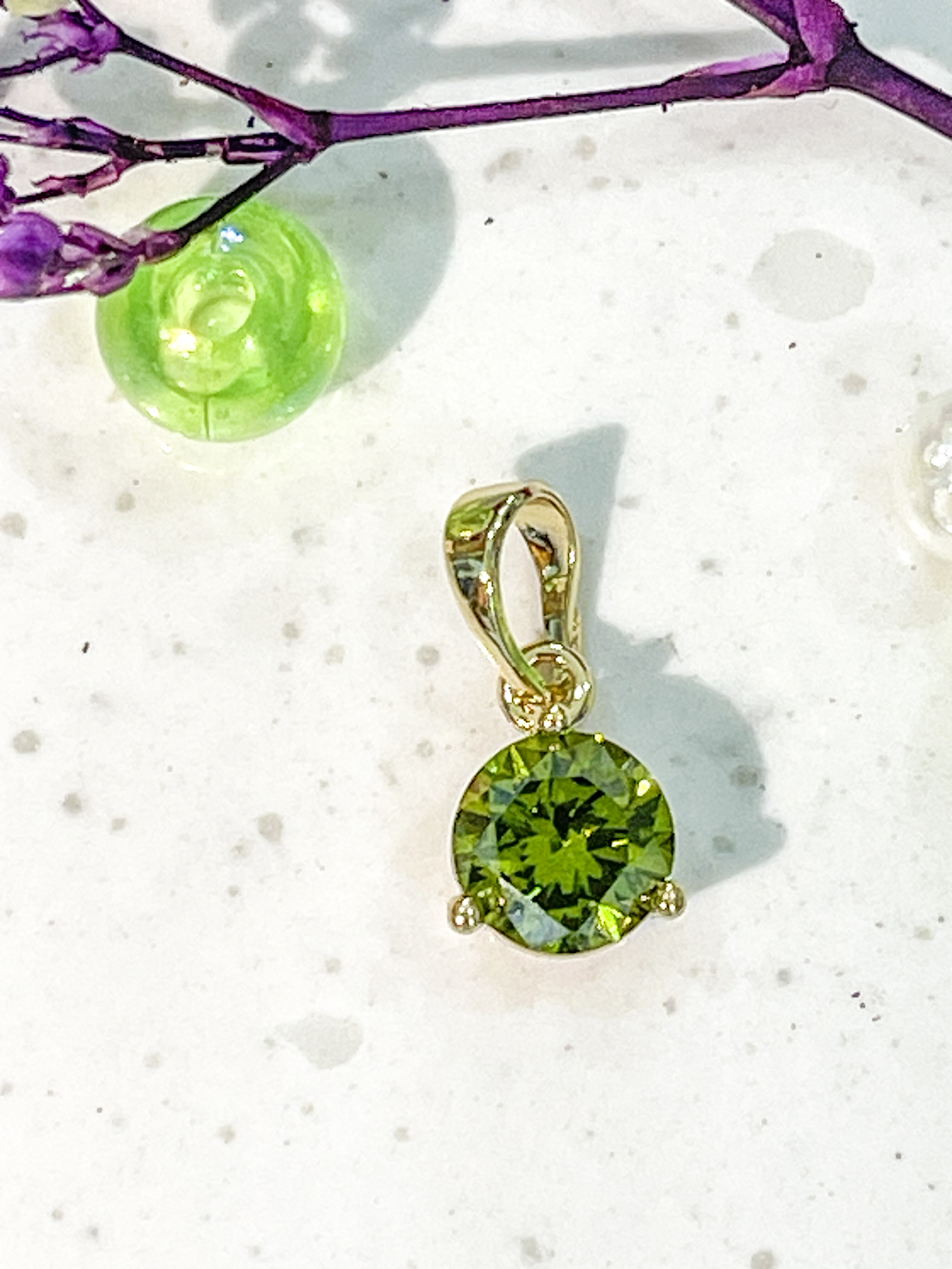 Green Gemstone Pendant