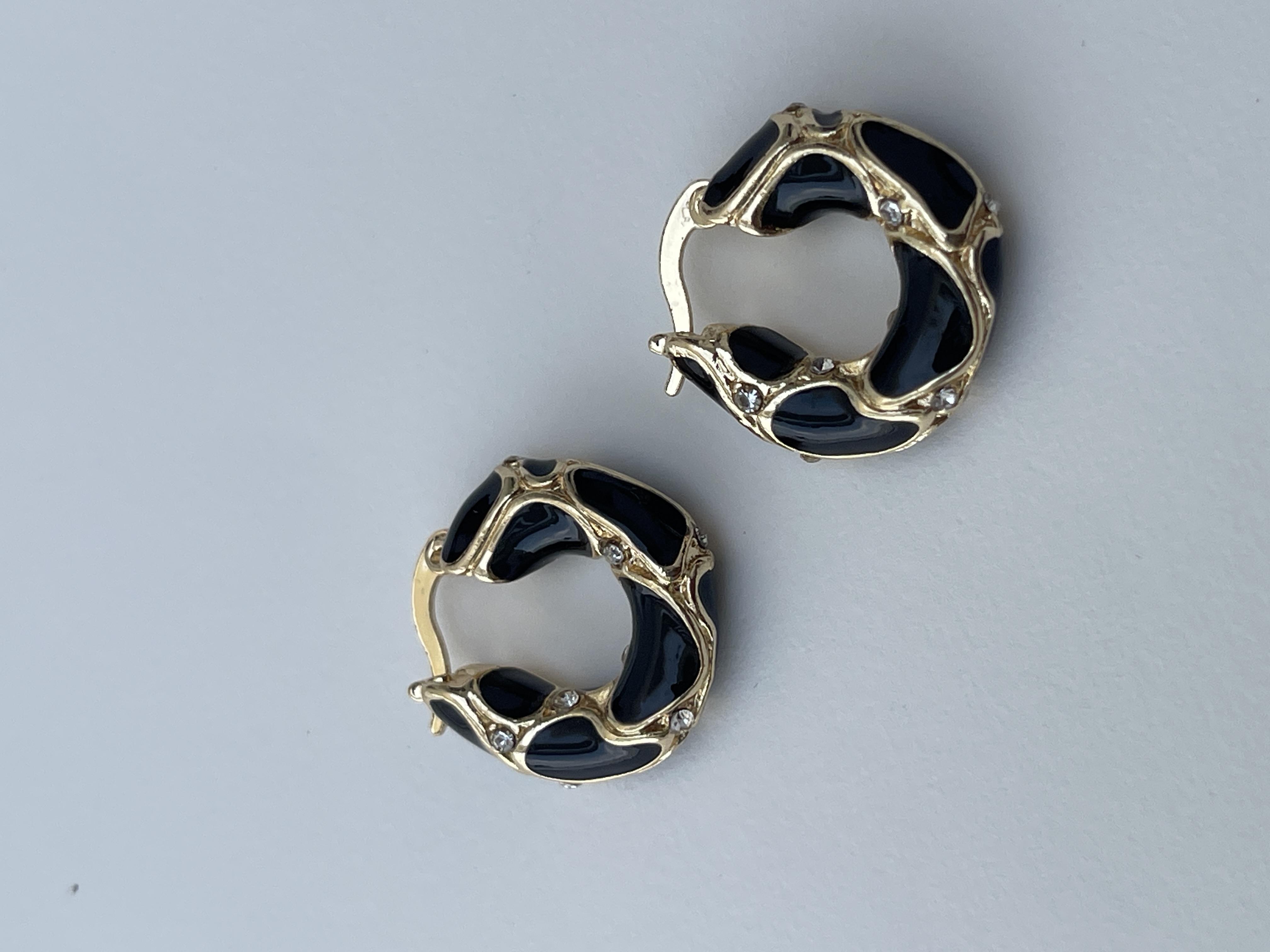 French Mural Color Series Hoop Earrings