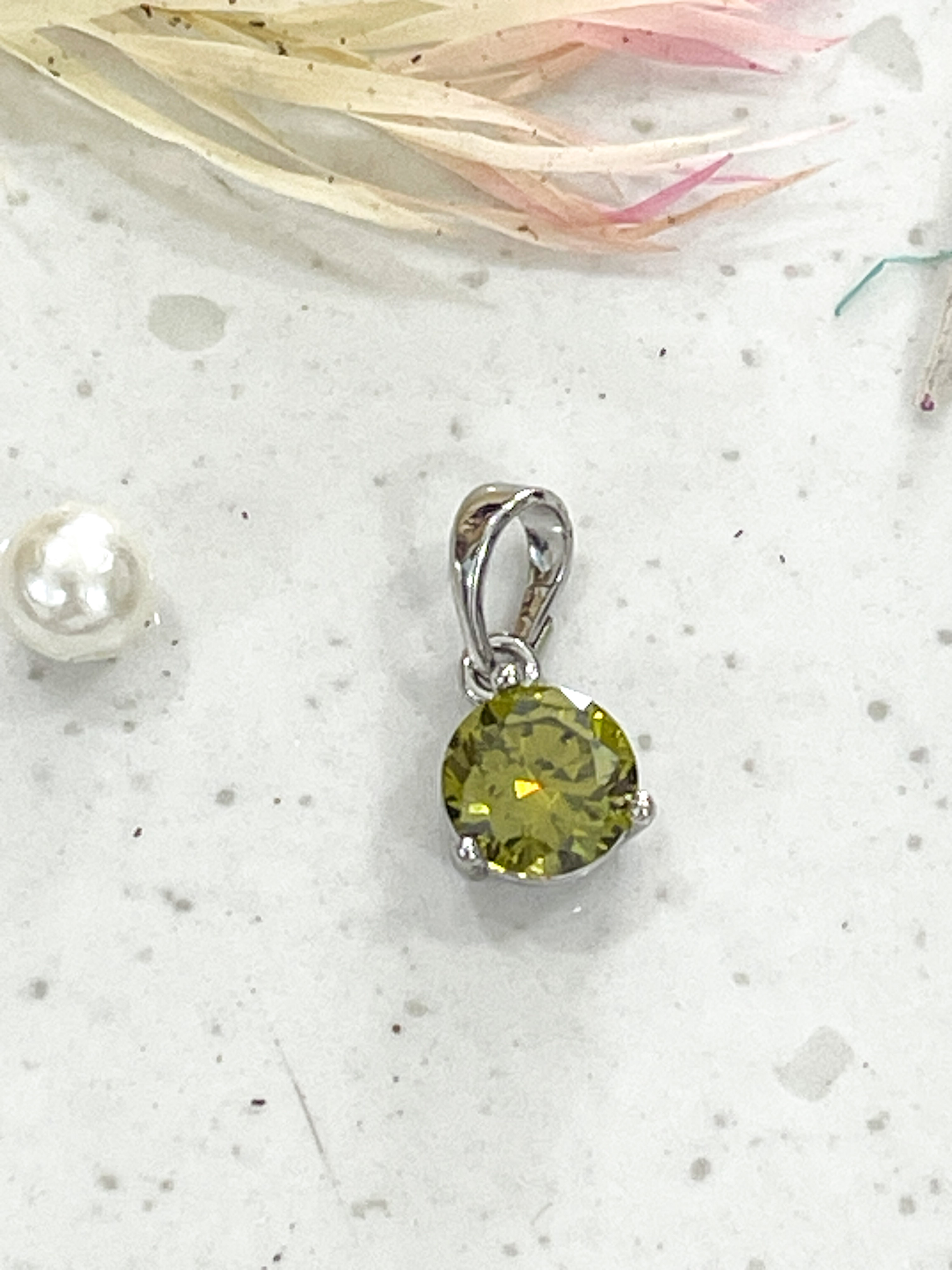 Green Gemstone Pendant