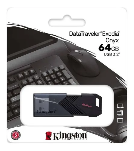 USB Kingston DataTraveler Exodia Onyx 64GB USB 3.2