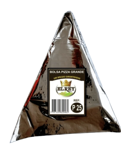 BOLSA ALUM P-25 PIZZA EL REY