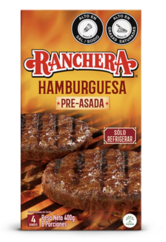 HAMB RANCH *400gr CAJA ZENU