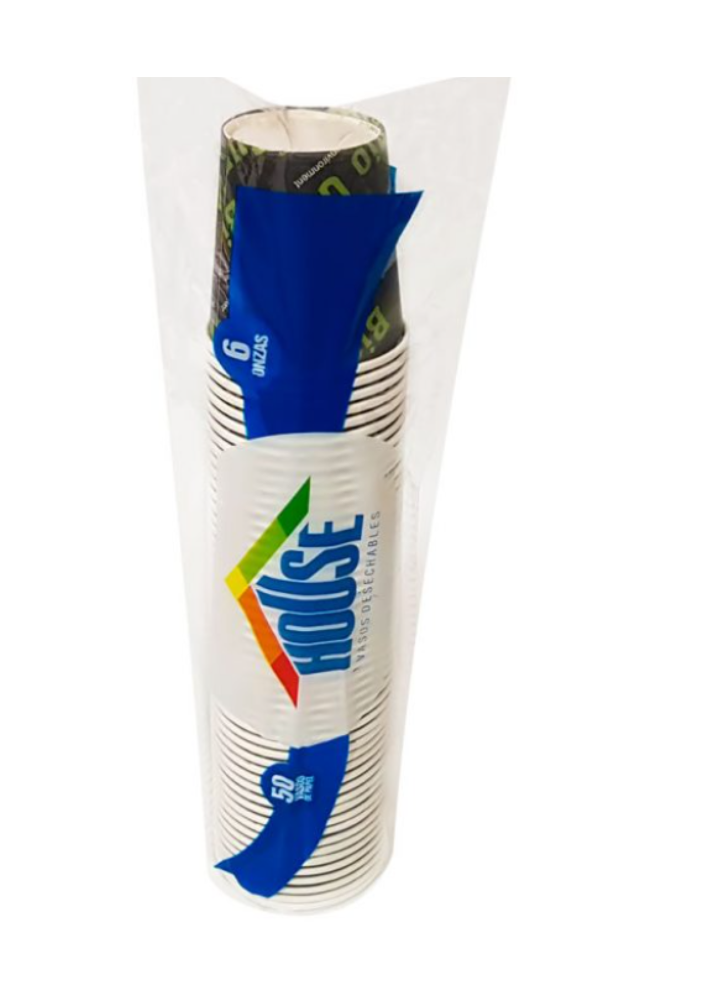 VASO 6/7oz PAPEL 50 UNIDADES HOUSE
