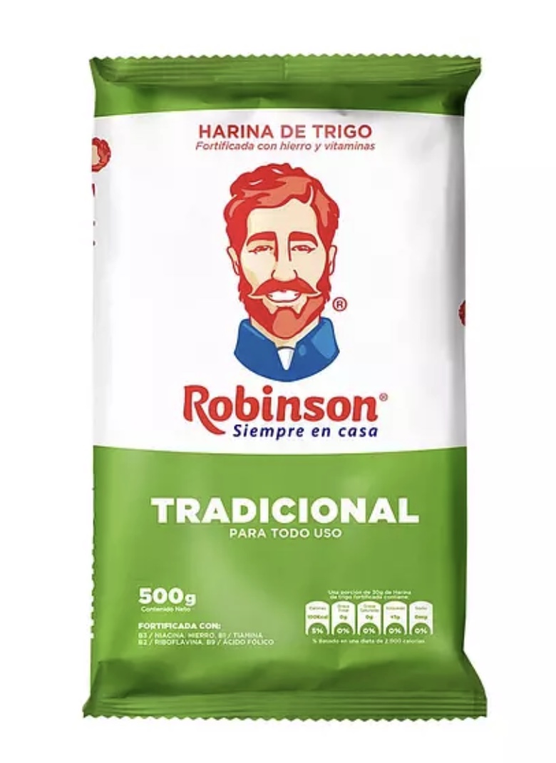 Harina de trigo Robinson Tradicional 500g
