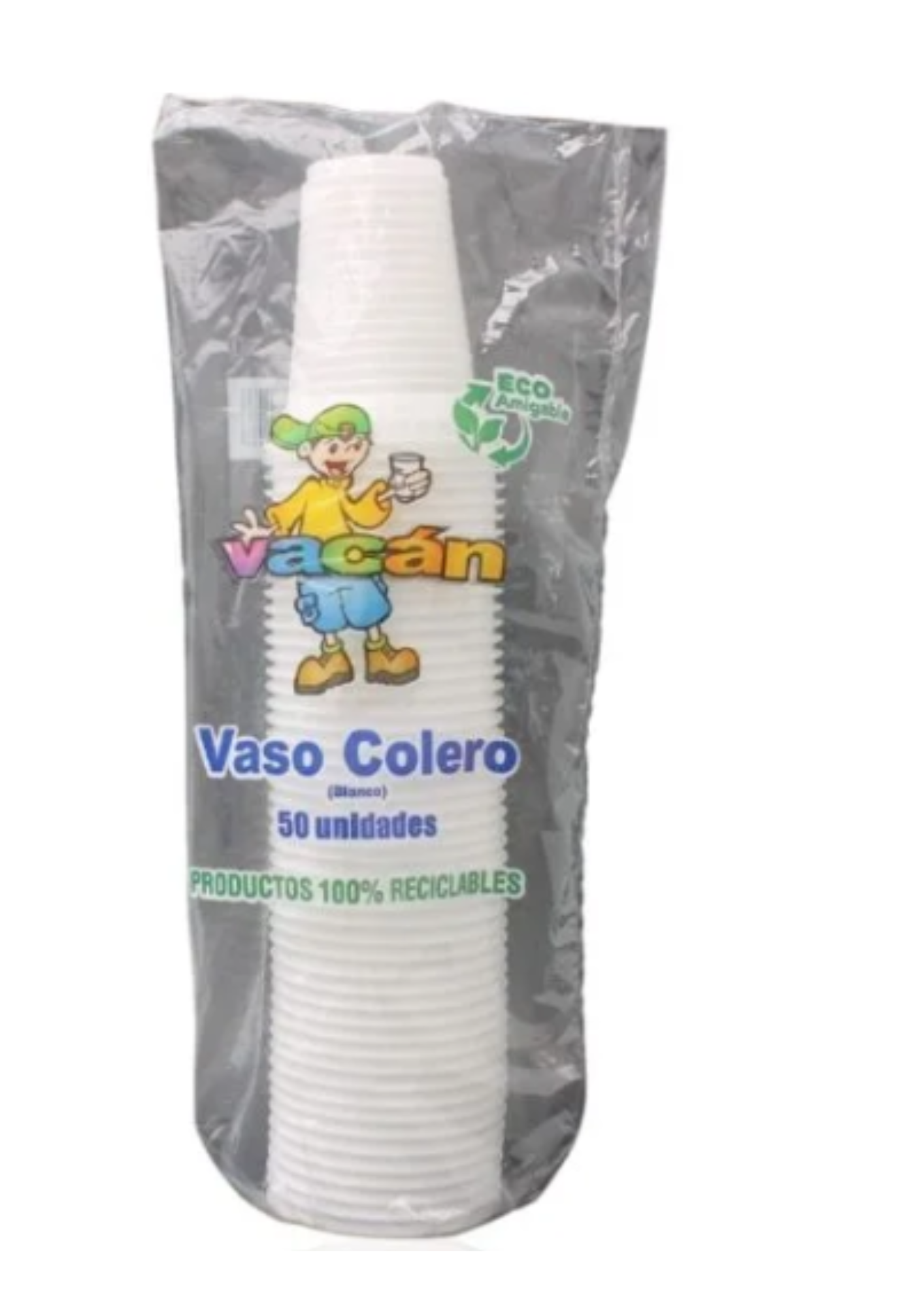 VASO 5.5oz 50 UNIDADES COLERO VACAN