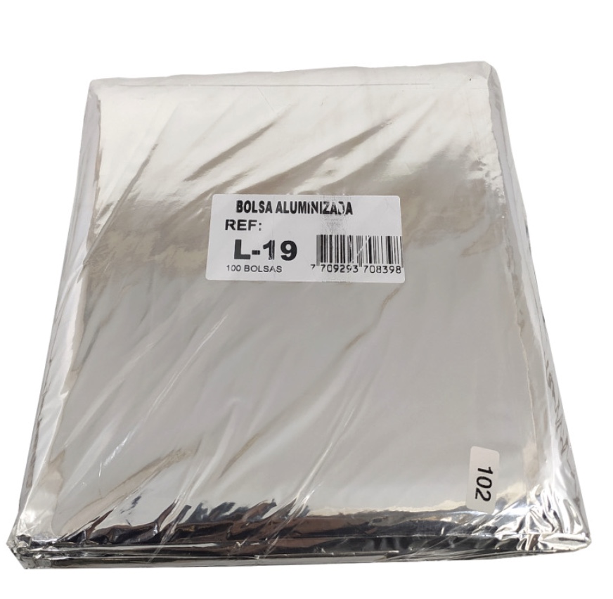 BOLSA ALUMINIZADA L-19 AREPA