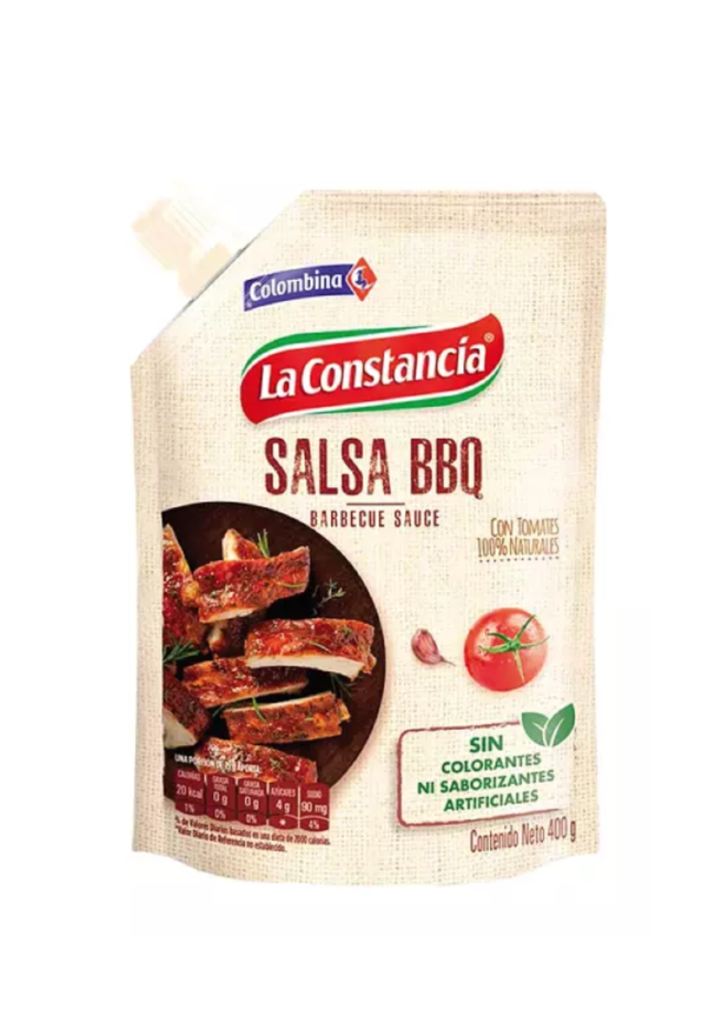 SALSA BBQ * 400gr DOY PACK CONSTANCIA