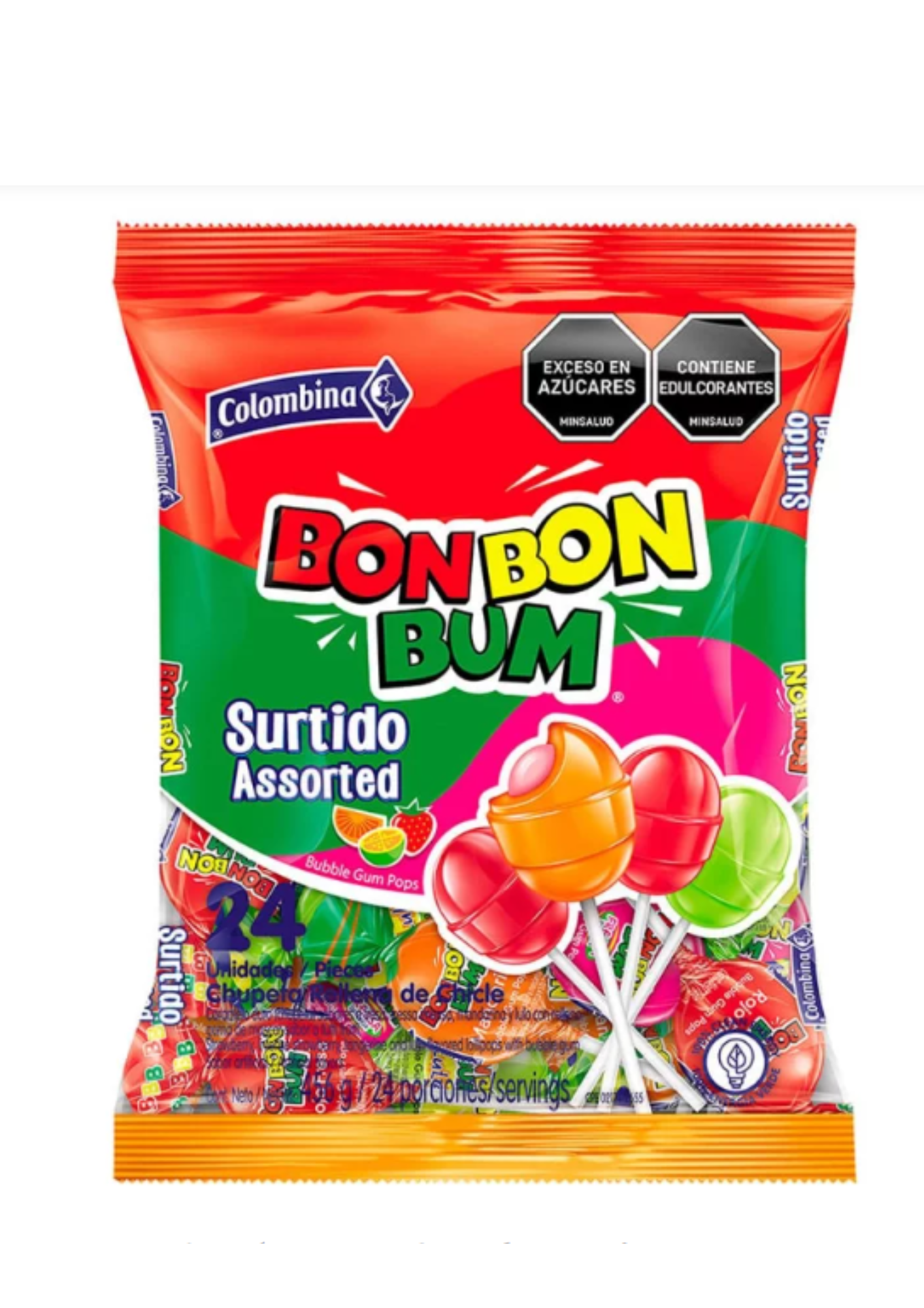BONBONBUM 24 UNIDADES COLOMBINA