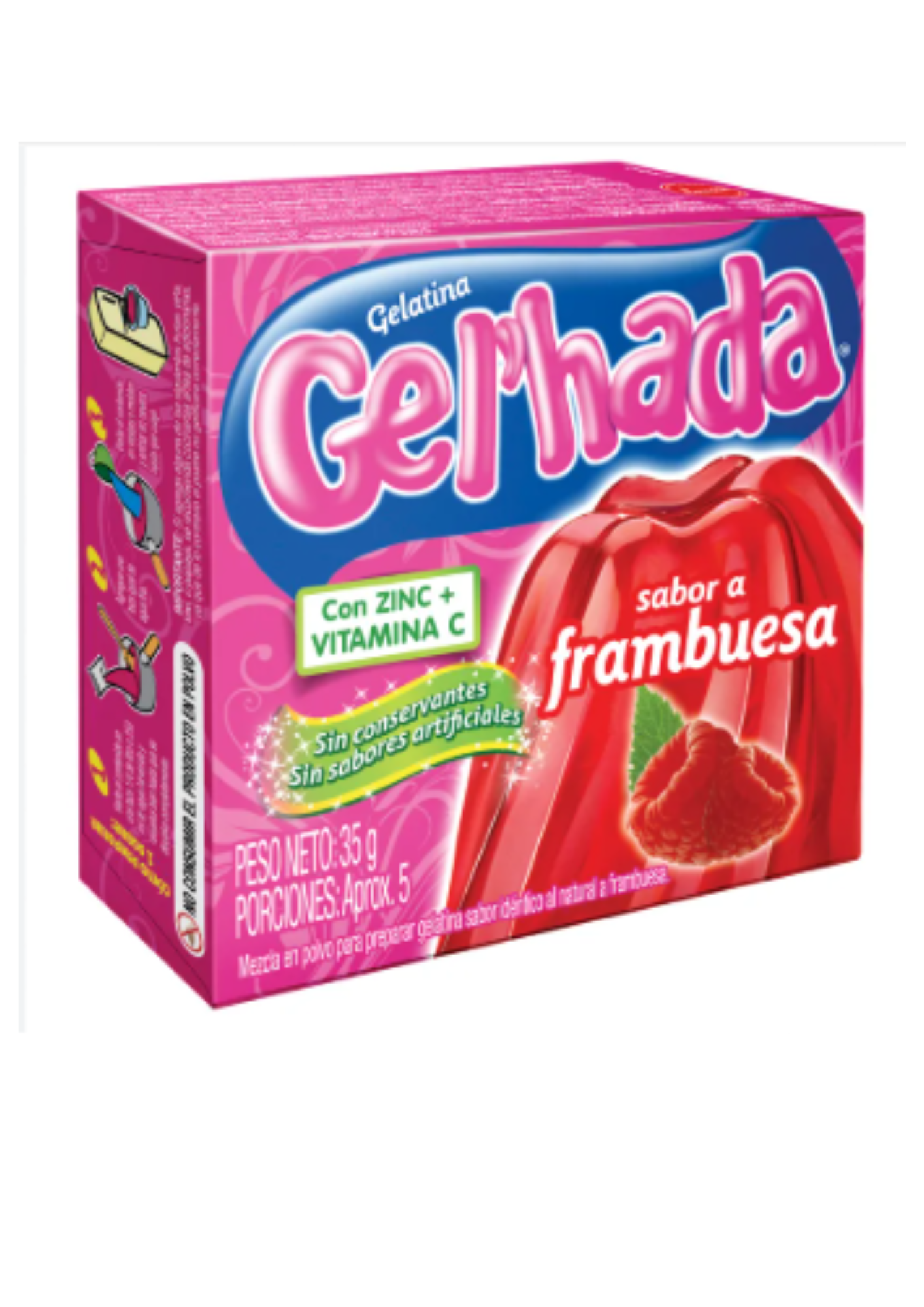 GELATINA FRAMBUESA GELHADA