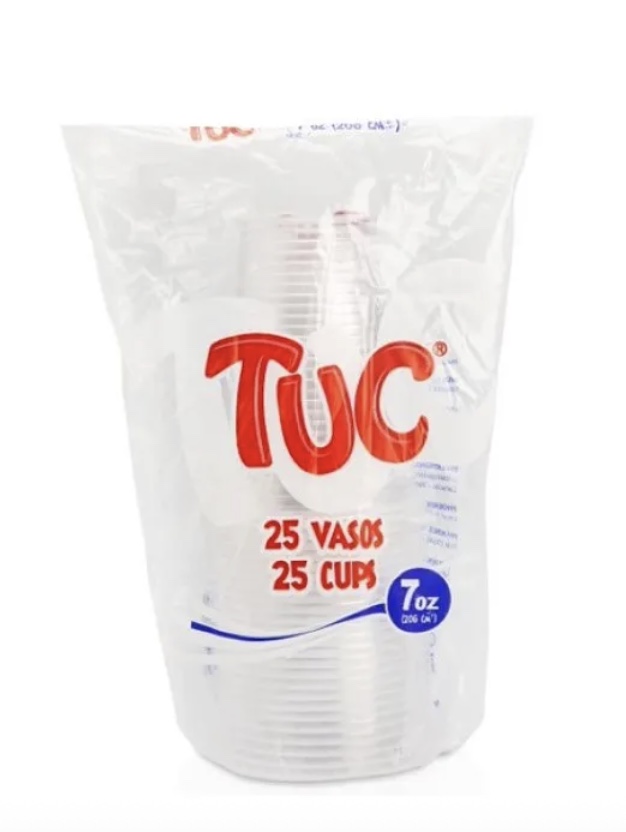 VASO 7 oz *25und TUC