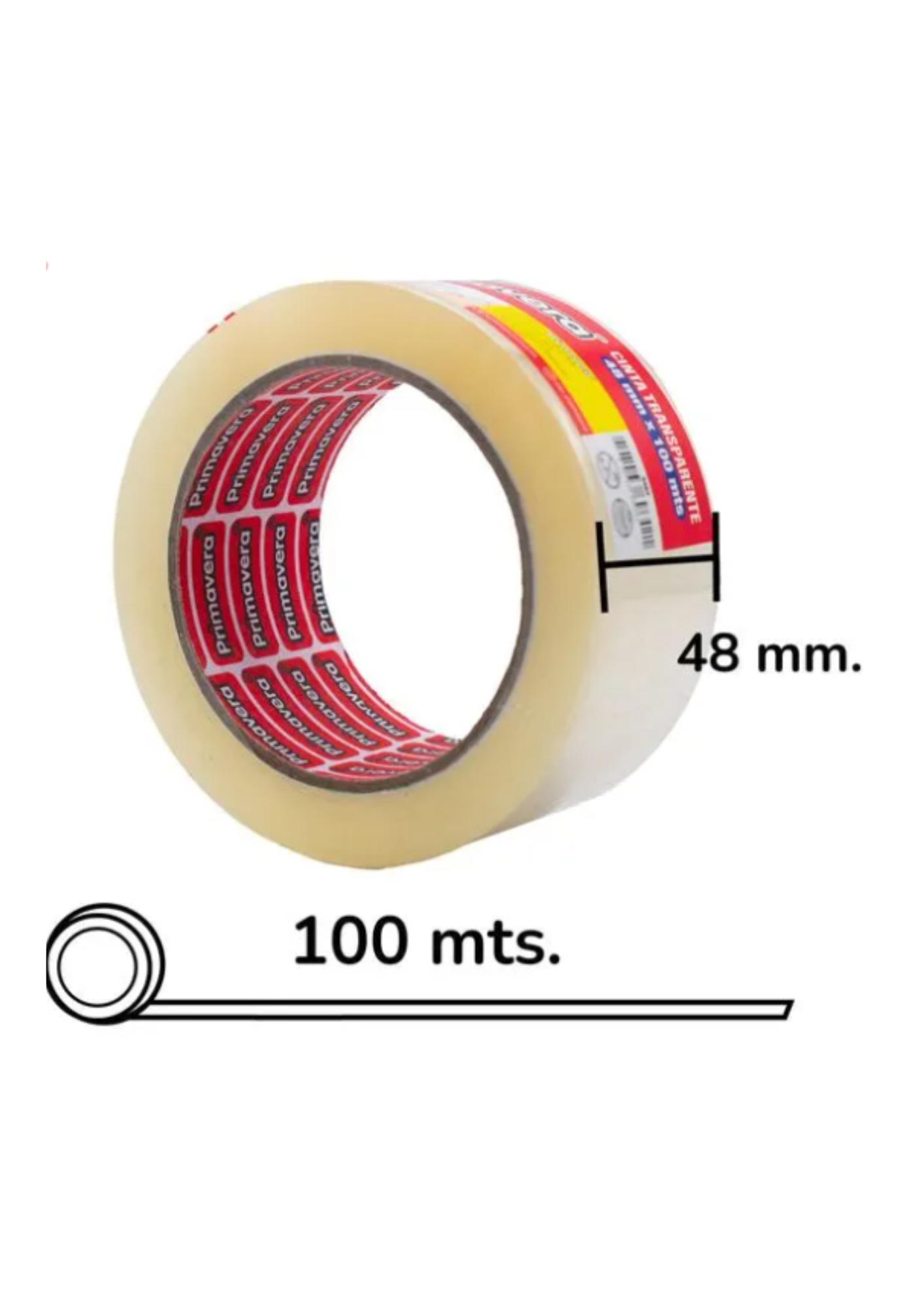 CINTA TRANSPARENTE 48mm 100yards