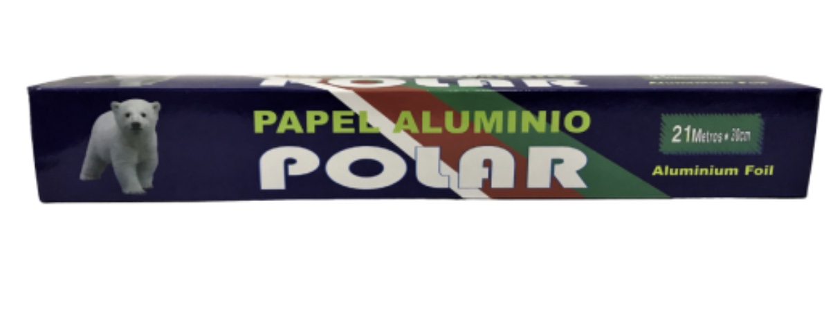 PAPEL ALUMINIO  7mt POLAR