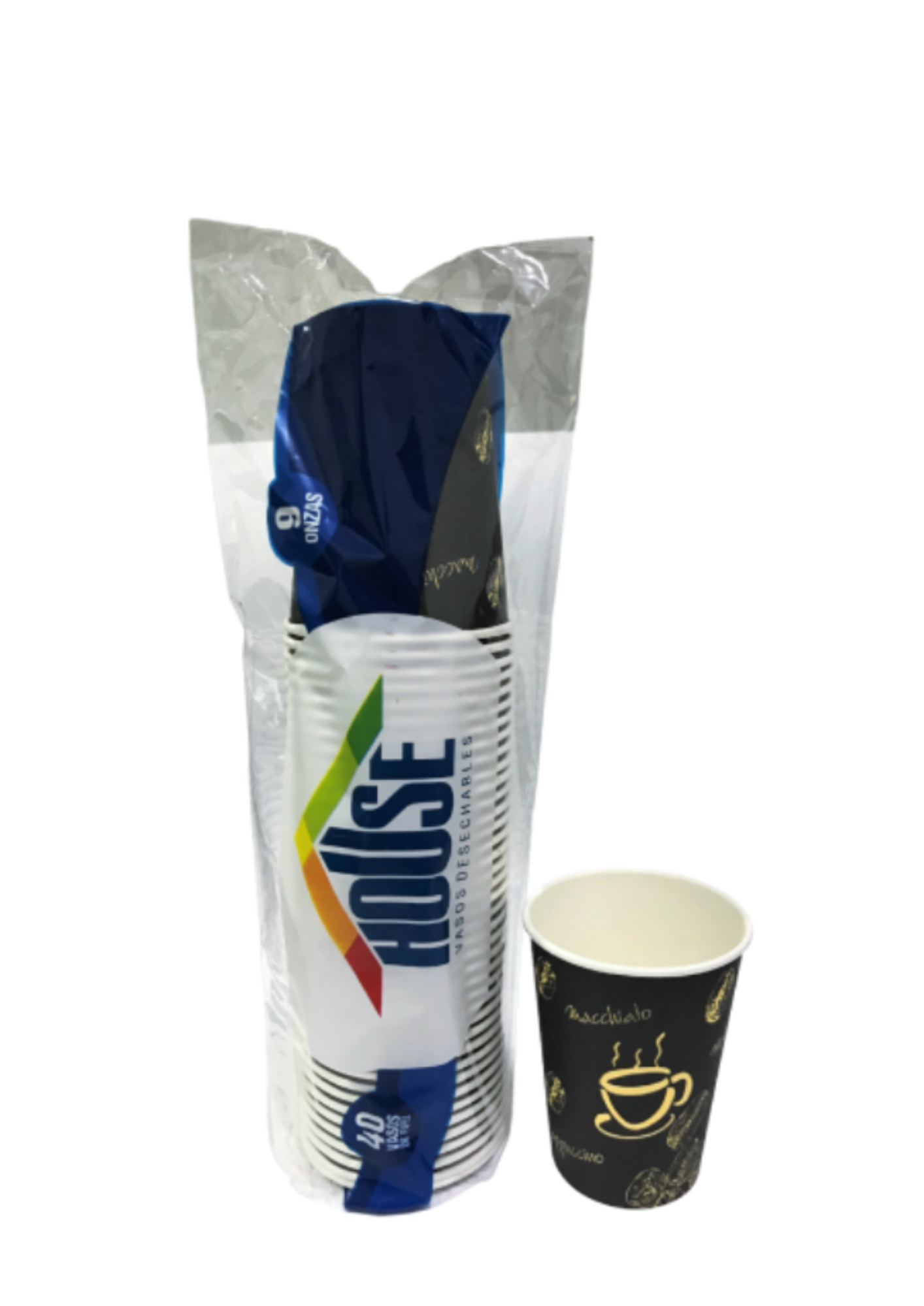 VASO 9oz PAPEL *40 UNIDADES HOUSE