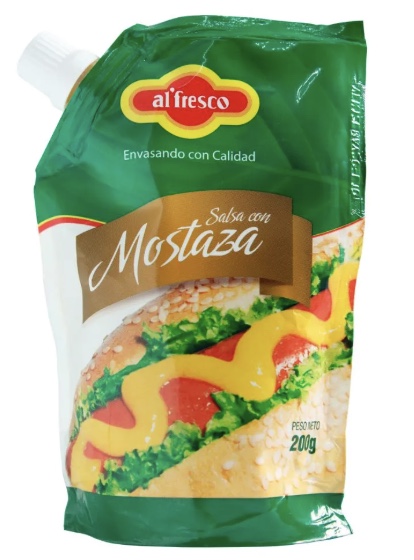 MOSTAZA * 200gr DOY PACK ALFRESCO