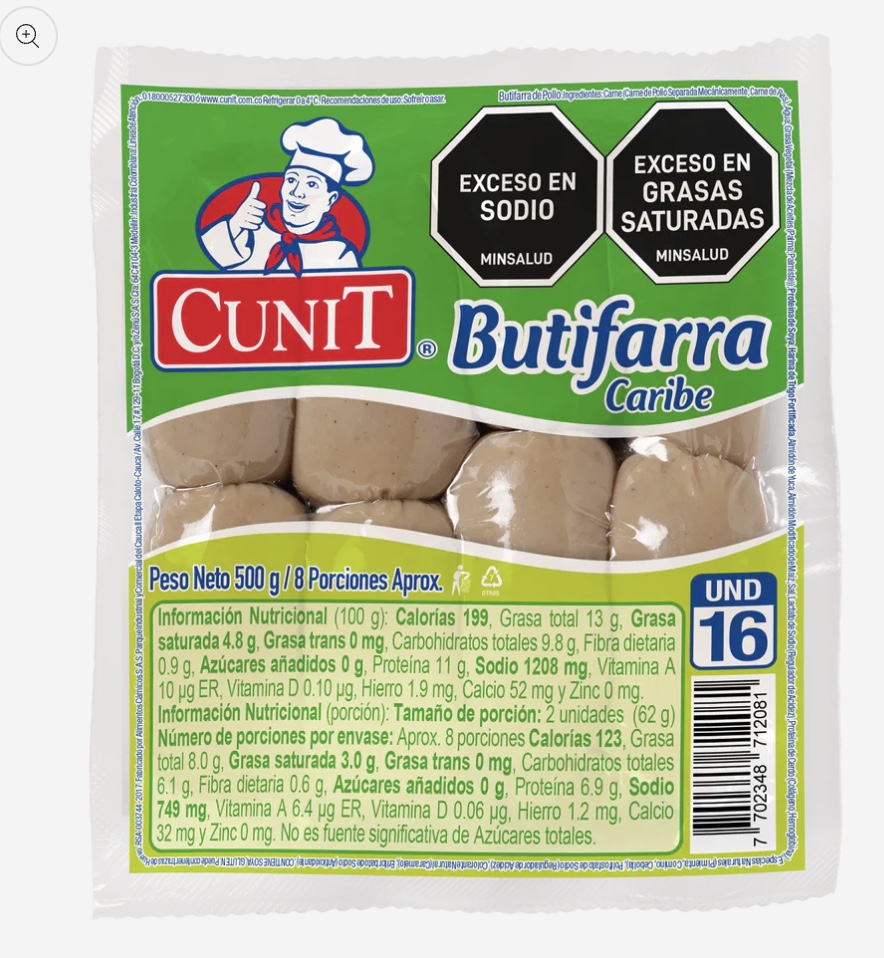 BUTIFARRA * 500gr CUNIT