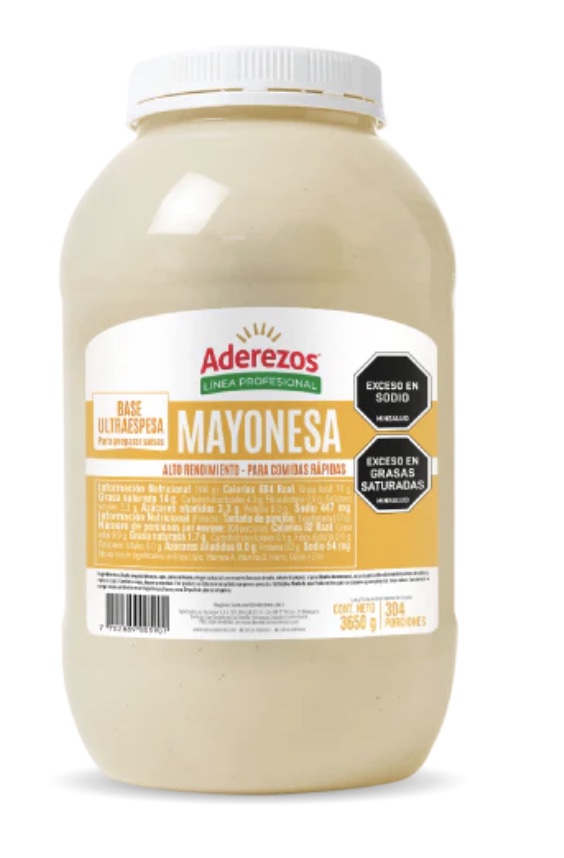 MAYONESA *3650gr ADEREZOS