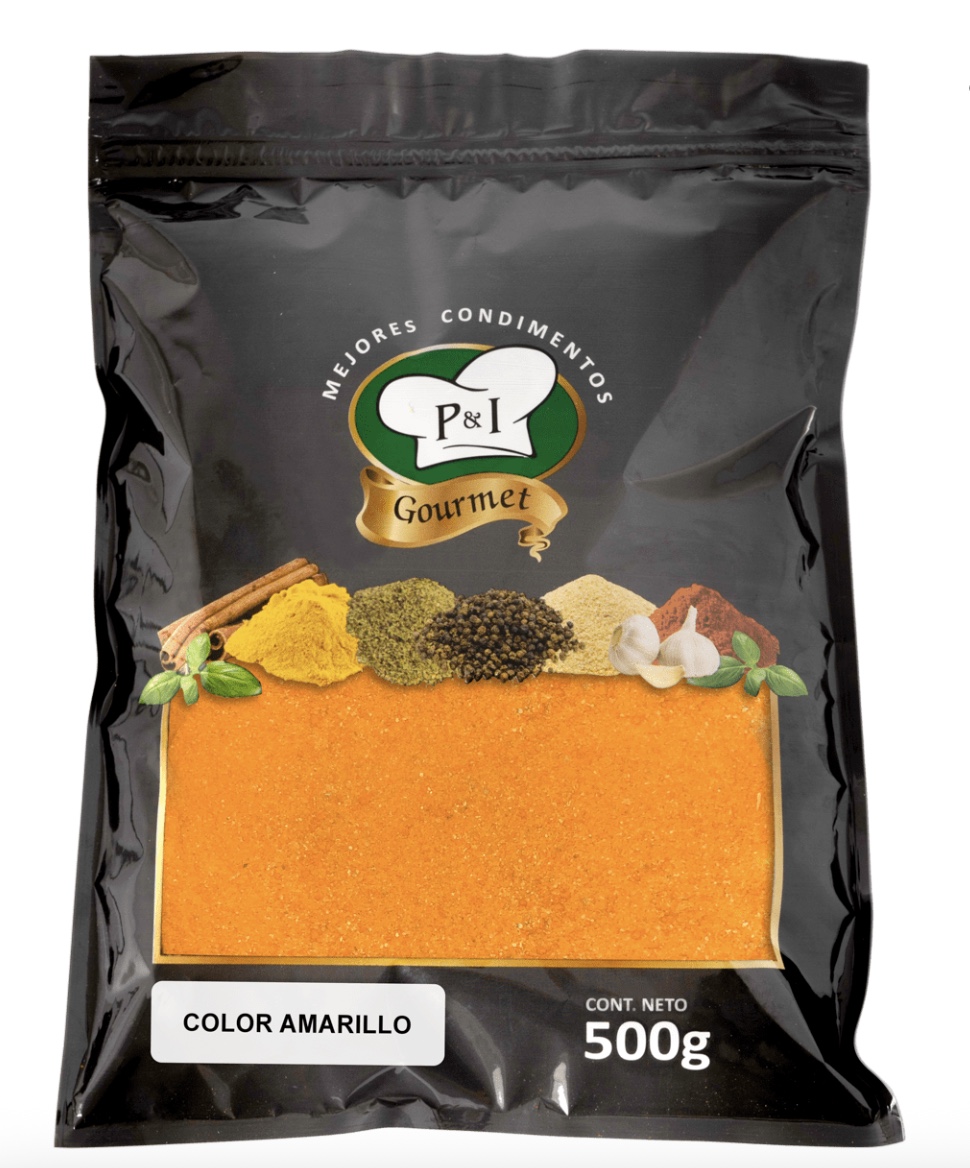 COLOR AMARILLO *500gr P&I
