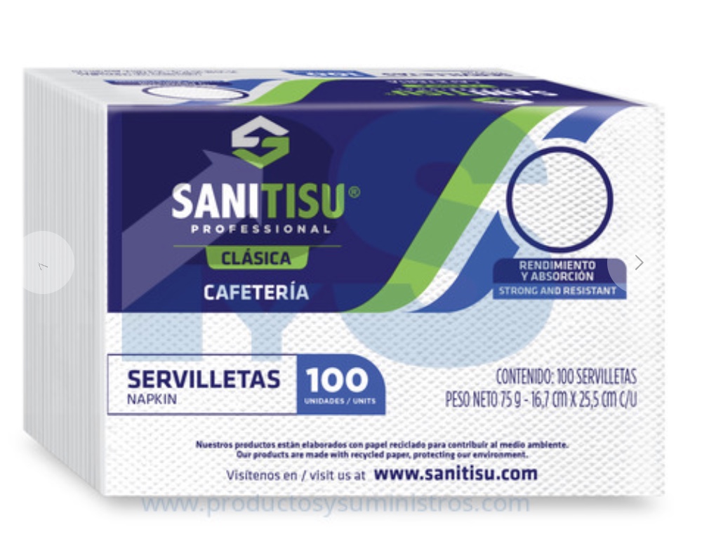 SERV CAFETERIA *100 SANITISU