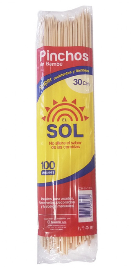 PALO BAMBU 30cm(3mm) DELGADO