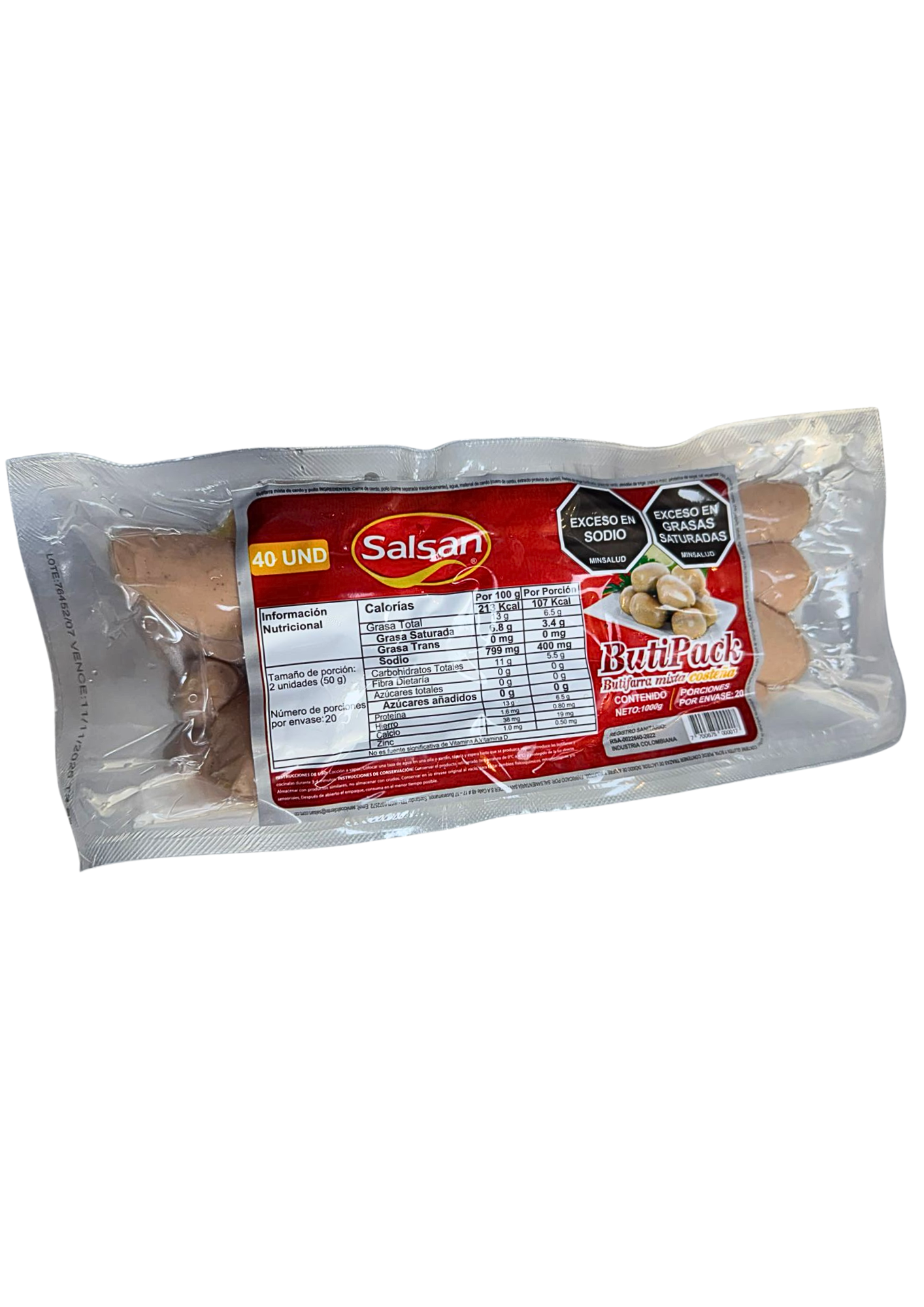 BUTI PACK 1000gr 40und SALSAN