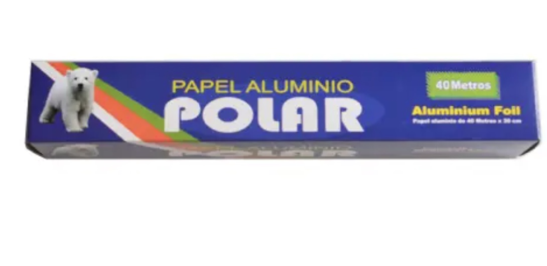 PAPEL ALUMINIO 40mt POLAR