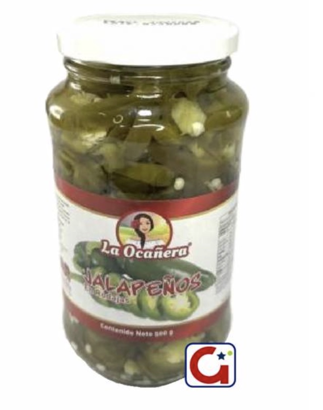 Jalapeños en escabeche La Ocañera
