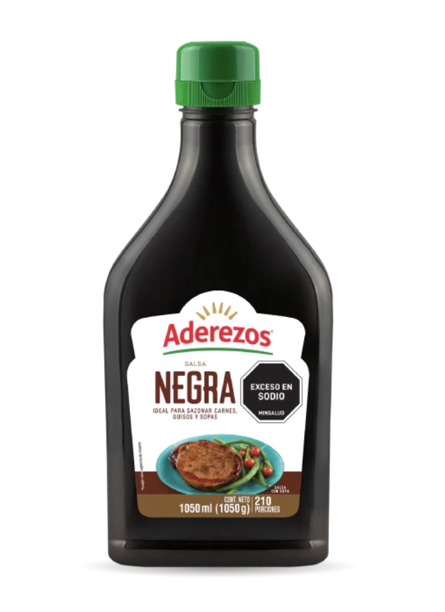 SALSA NEGRA *1050gr ADEREZOS