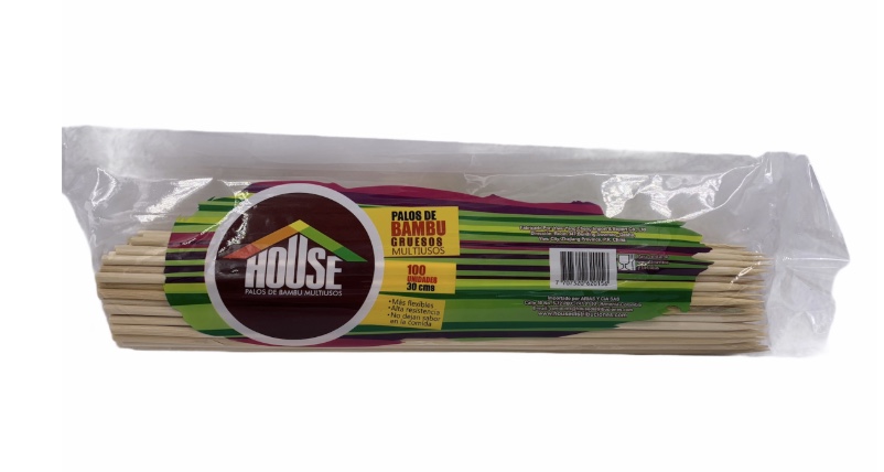 PALO BAMBU 30cm(4mm) GRUESO