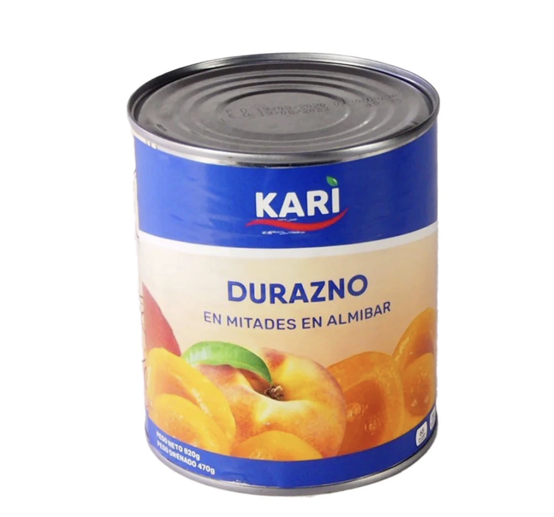 DURAZNO * 820gr AMARILLO KARY
