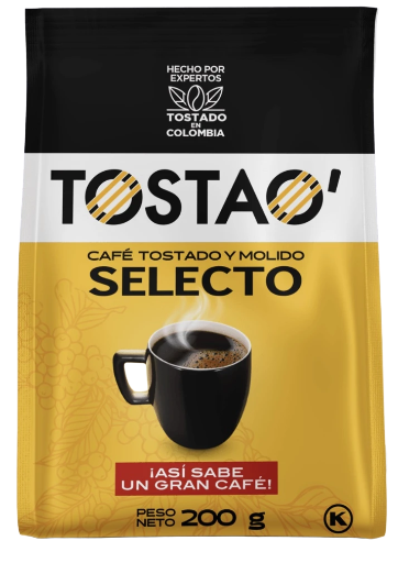 CAFE SELECTO *200gr TOSTAO