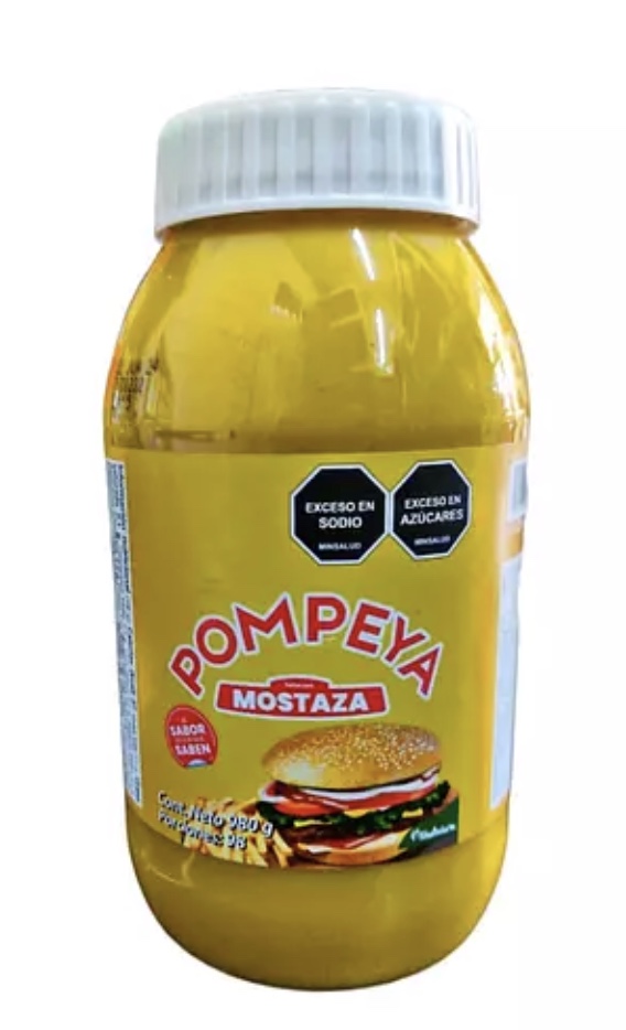 MOSTAZA * 980gr Frasco POMPEYA