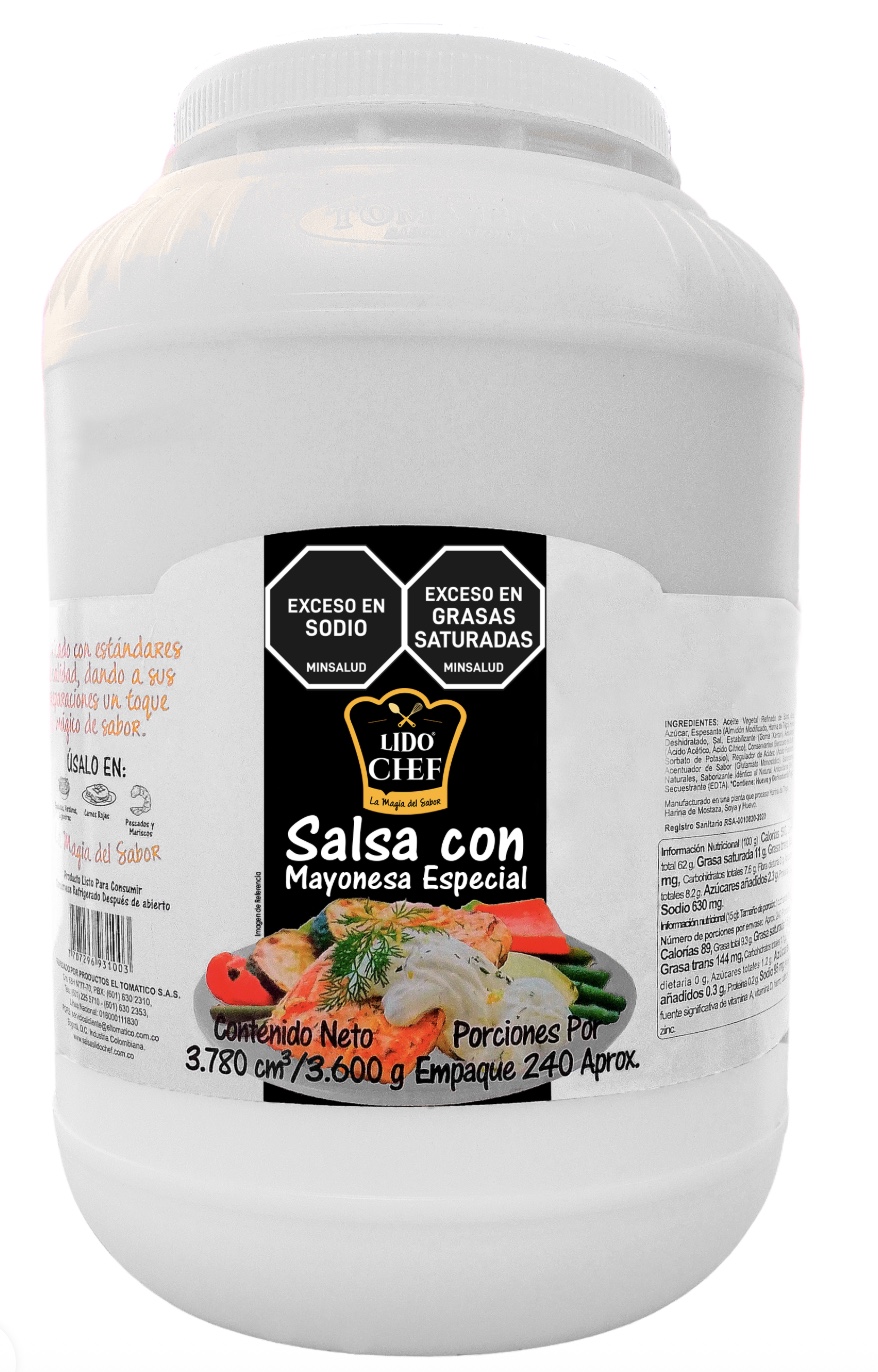 MAYONESA *3600gr LIDO CHEF