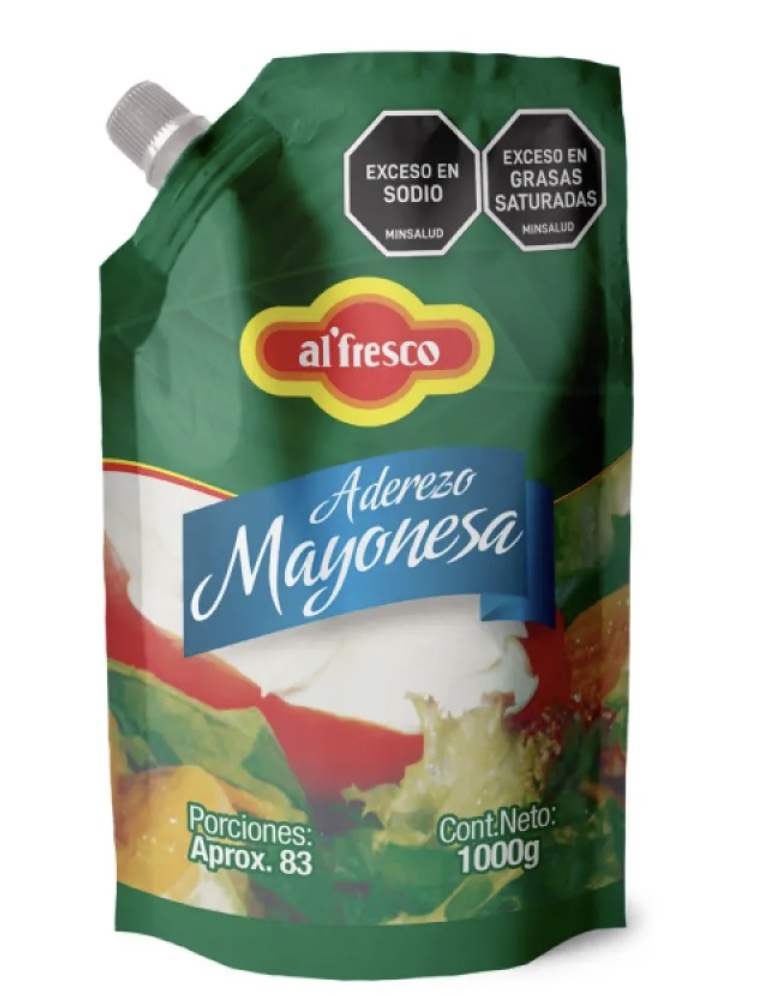 MAYONESA *1000gr DOY PACK ALFRESCO