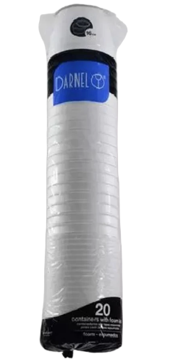 CONTENEDOR 16oz PAQ*20und DARNEL