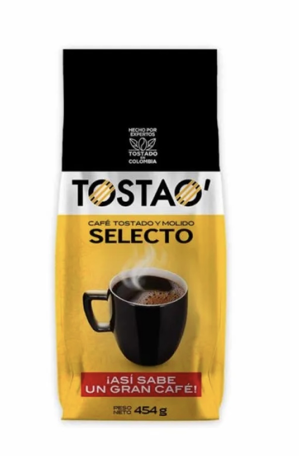 CAFE SELECTO 454GR TOSTAO