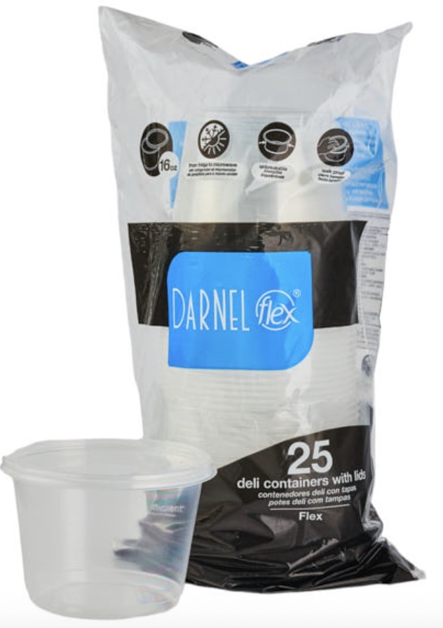 CONTENEDOR DELI FLEX *16oz DARNEL TRANSPARENTE