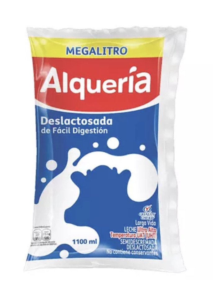 LECHE DESLAC *1100ml ALQUERIA
