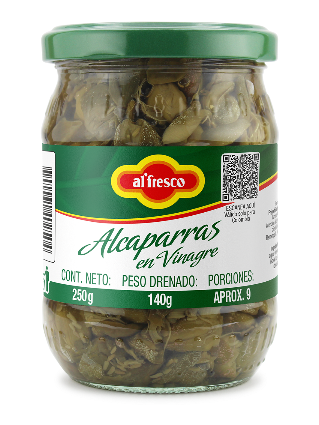 ALCAPARRAS  250gr ALFRESCO