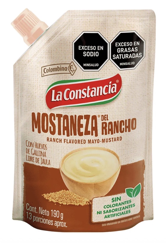 SALSA MOSTANEZA RANCH *190gr CONSTANCIA